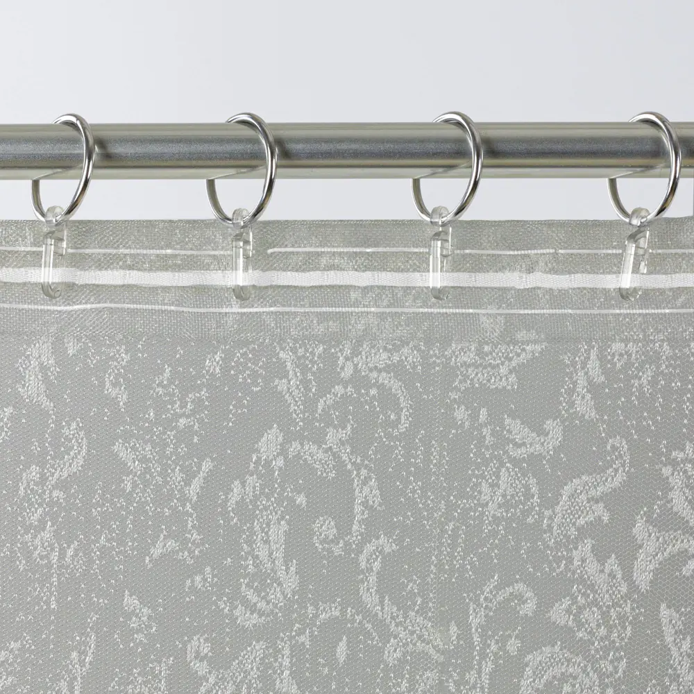 MIAMOZA Тюль Вензель серый 300×280 см с декоративной шторной лентой 89398901 STLM-1564980 - Вид №4