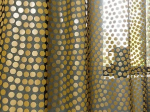 Élitis Моющаяся ткань в горошек для штор