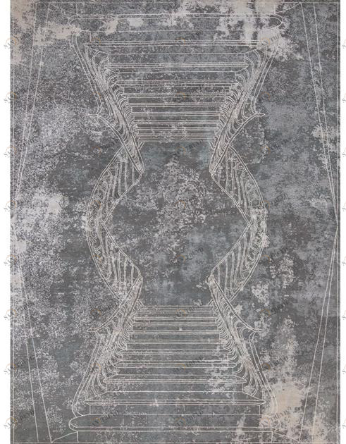 Tapis Rouge Прямоугольный коврик ручной работы La scala Tr1244