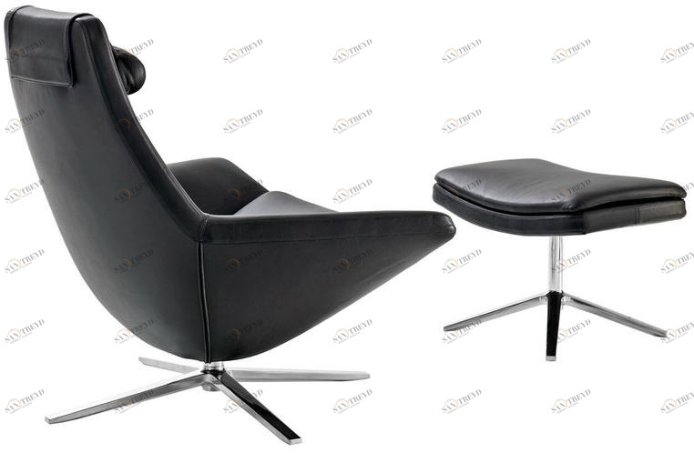 B&B Italia Кожаное кресло с подголовником Metropolitan sun-id-1457420