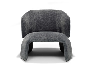 Тканевое кресло с подлокотниками