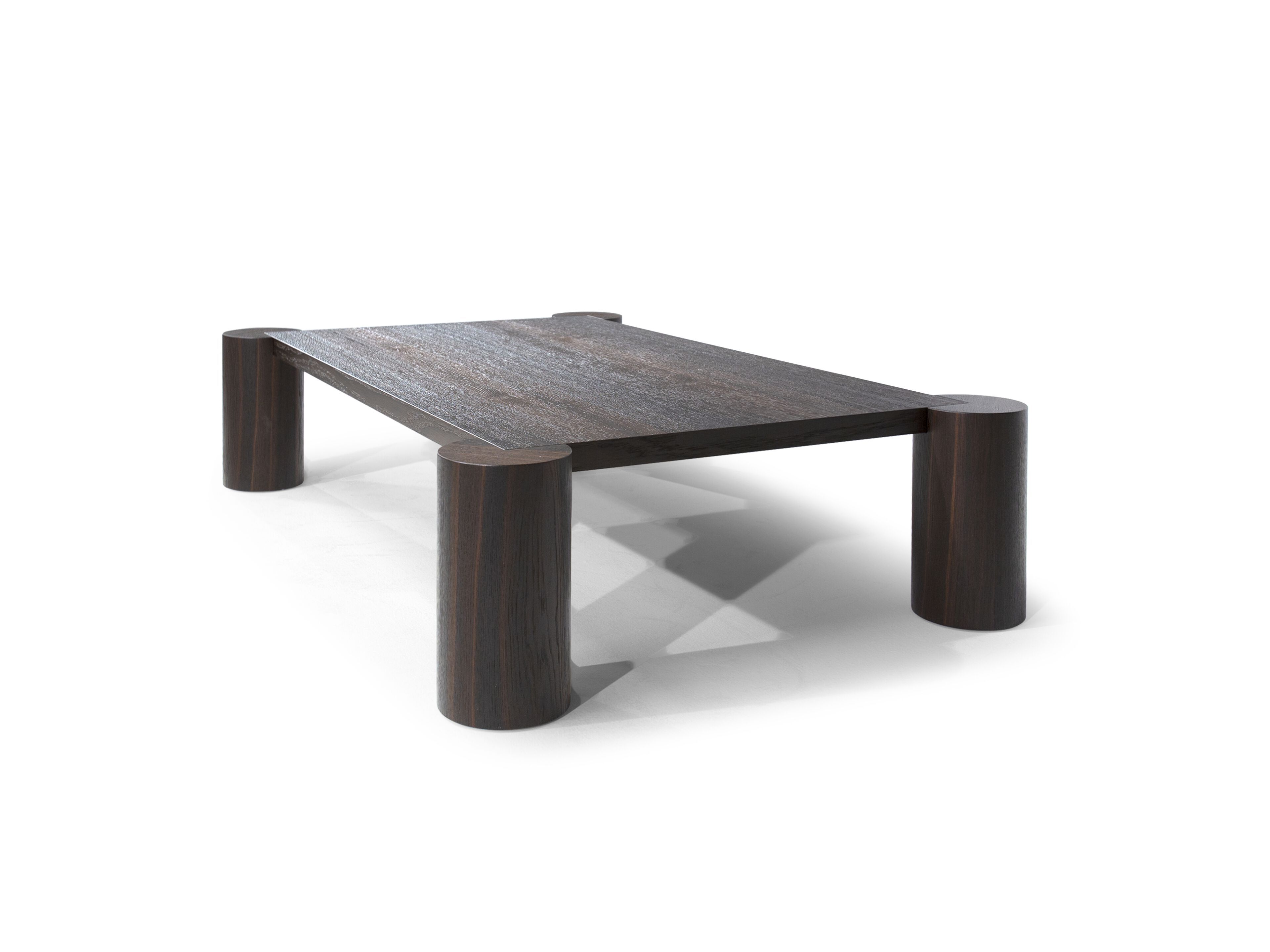 Деревянный прямоугольный низкий журнальный столик Natuzzi Italia храм ARCH-00143613 - Вид №2