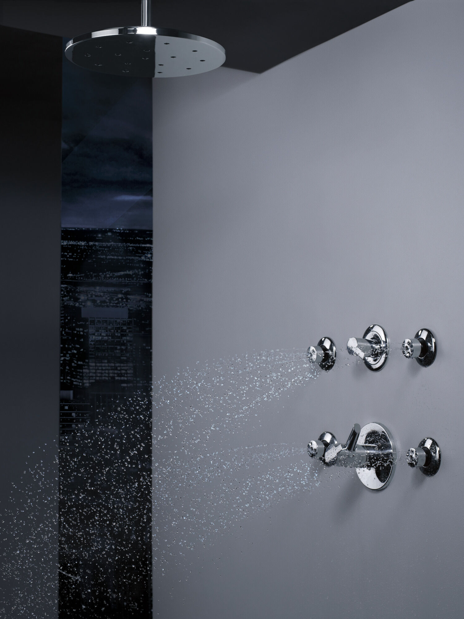 T11961 3-портовая переключающая накладка с 6 позициями Delta Faucet Compel Хром  - Вид №8