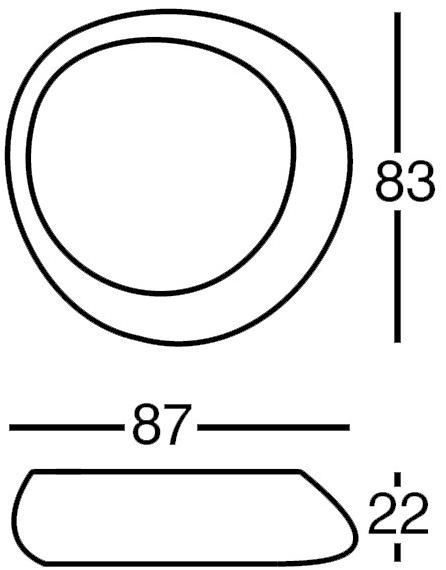 VONDOM Садовый стол низкий полиэтиленовый Stones sun-id-1502608 - Вид №2