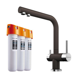 Смеситель для кухни Pure Drop lite + Nagano DC OMOIKIRI