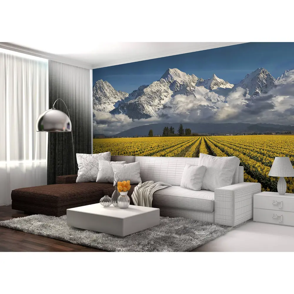 Фотообои бумажные «Небо и нарциссы» 254х184 см POSTERMARKET STLM-2059620 - Вид №1