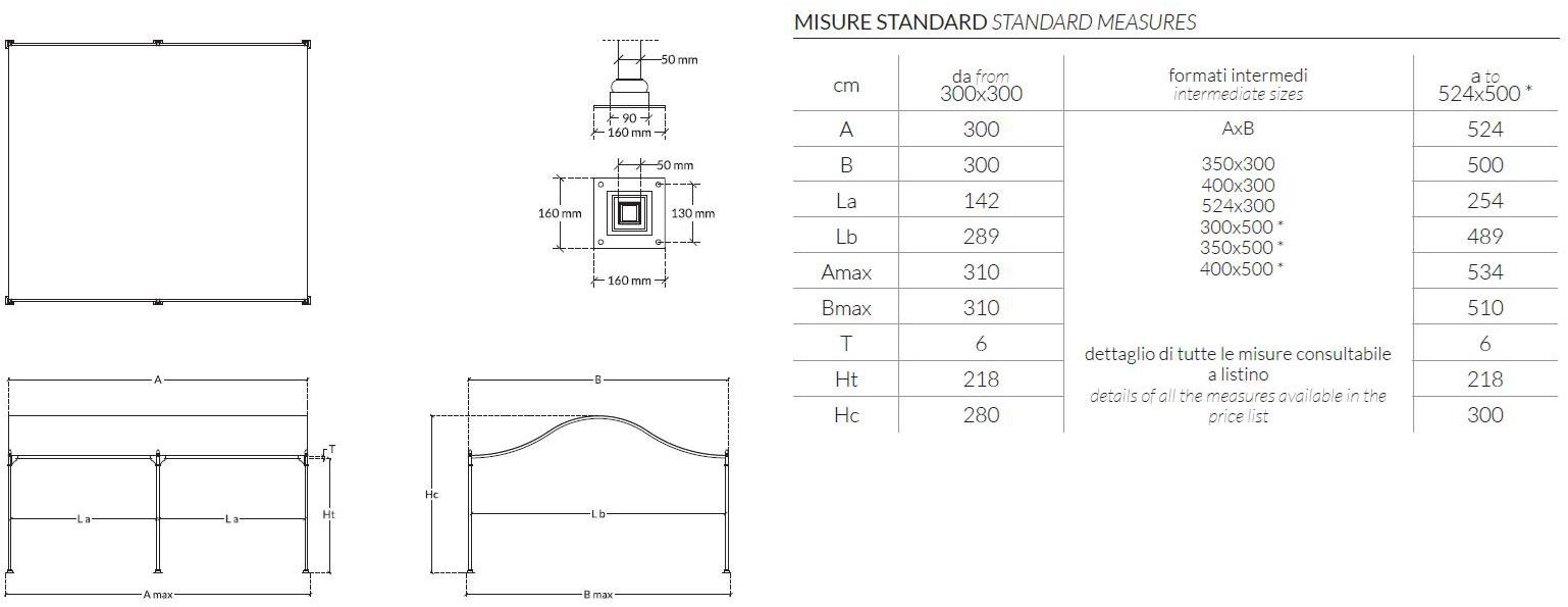 UNOSIDER Самонесущая пергола из стали и пвх sun-id-1381644 - Вид №3