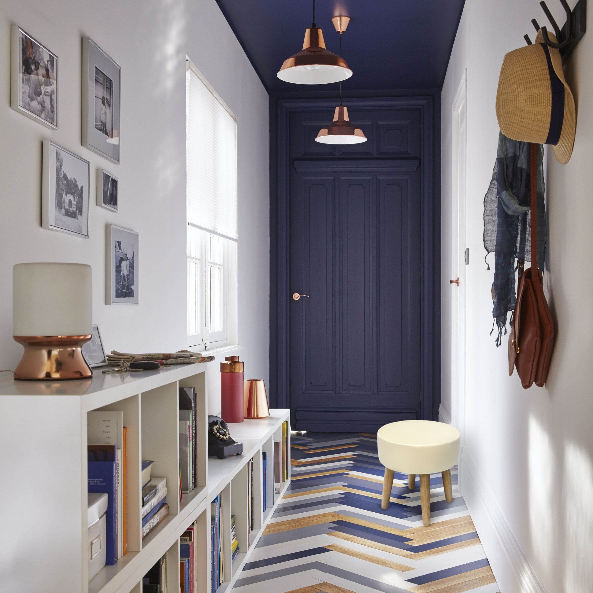 82978483 Табурет с мягкой обивкой, круглый, цвет бежевый Santreyd  - Вид №3