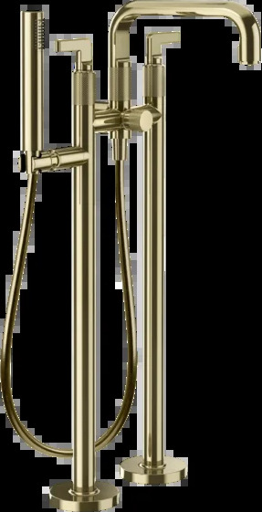 Смеситель для ванны 58029 710 Gessi Inciso ЛАТУНЬ PVD