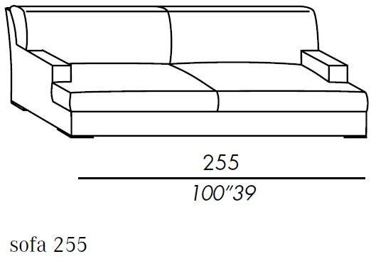 Meridiani 3-х местный тканевый диван со съемным чехлом James sun-id-1459824 - Вид №8