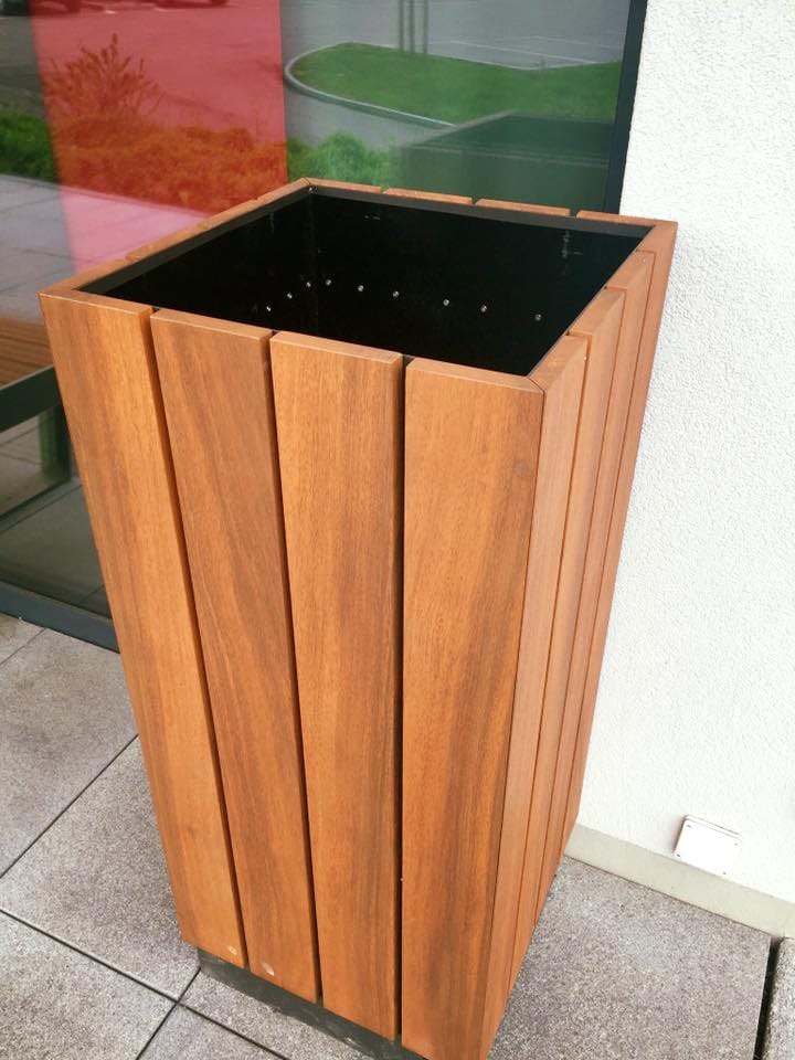 Деревянный квадратный высокий плантатор SIT Уэйд ARCH-00051909 - Вид №4