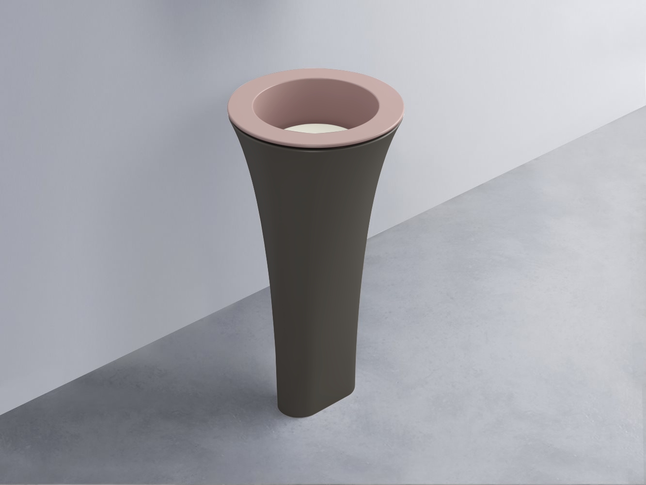 AMLA45-CP+AMPILT-TL+AMCOLT-FN Раковина Amedeo Tondo отдельностоящая cielo Enjoy + Amedeo Ceramica Cielo