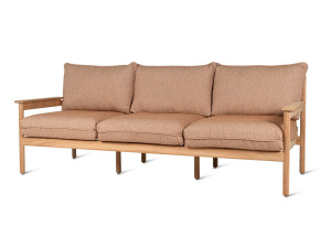 3-местный диван из ткани и тика