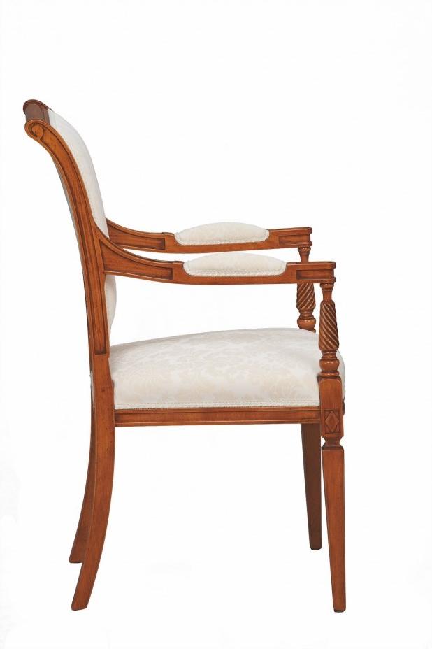 SELVA Стул из бука с подлокотниками Villa borghese 1371 - Вид №1