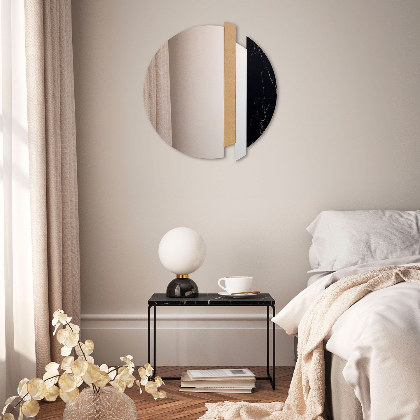 Настенное круглое зеркало Agave GOLDEN SLICE ARCH-00065883 - Вид №5