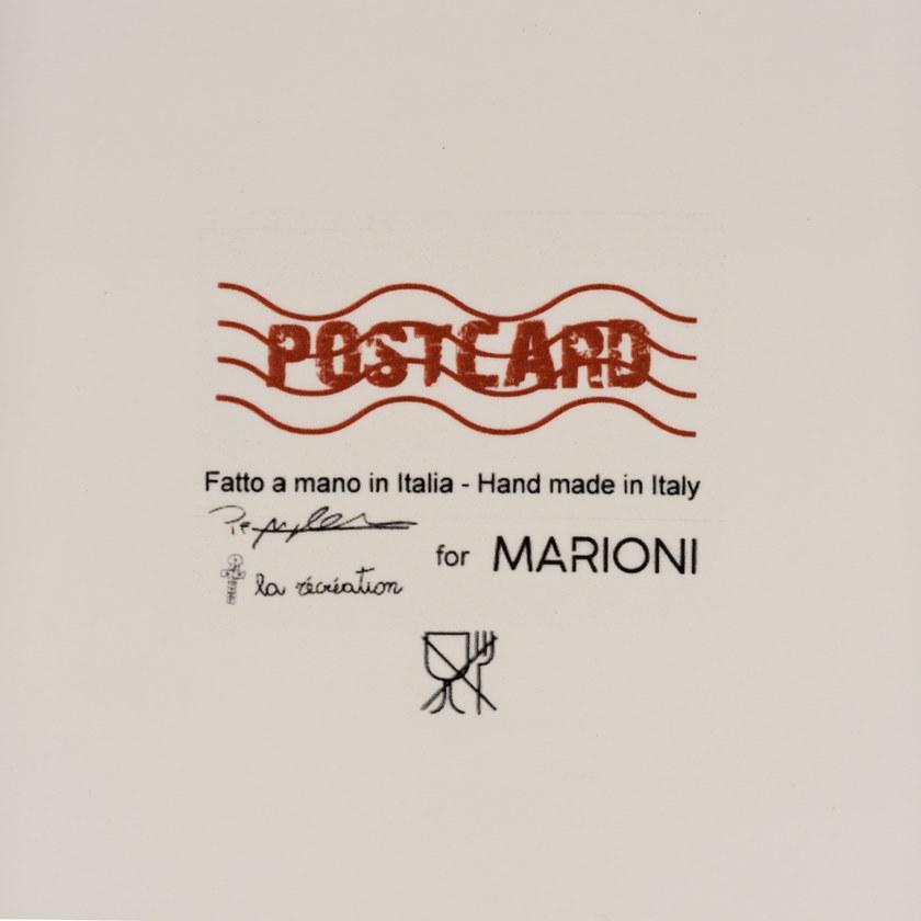 MARIONI Поднос керамический прямоугольный Postcard M0036 - Вид №4