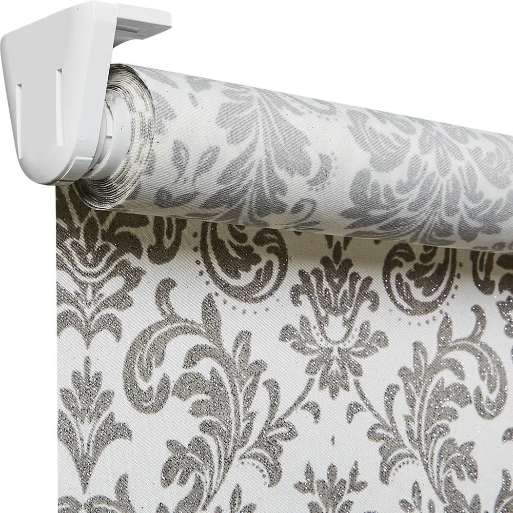 Штора рулонная Legrand Дамаск 50x175 см цвет серый 86542169 STLM-2101962 DOMLEGRAND - Вид №1