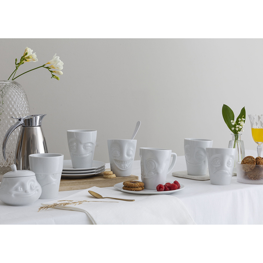 T01.81.01 Кружка tassen grumpy 350 мл белая Tassen by FIFTYEIGHT PRODUCTS  - Вид №2