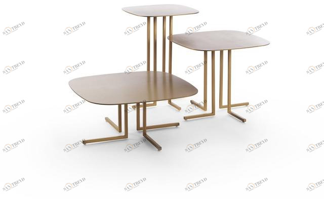 Marelli Квадратный металлический журнальный столик sun-id-1437742