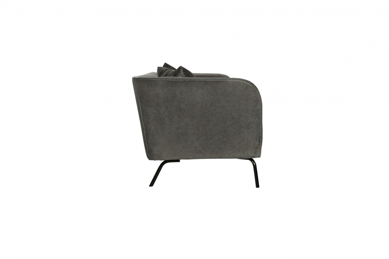 Диван Selma прямой темно-серый с подушками SITS SELMA 192336 Серый  - Вид №2