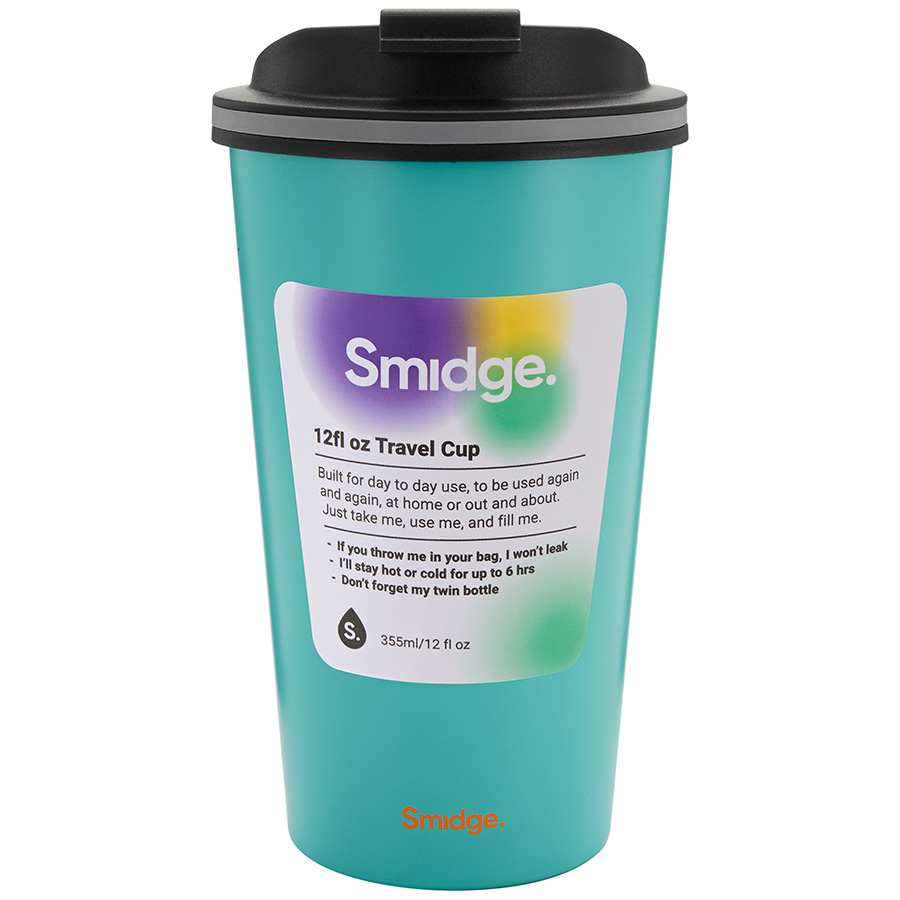SMID12A Термокружка 355 мл aqua Smidge  - Вид №2