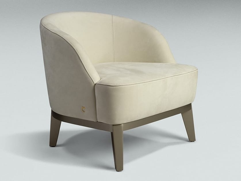 Кресло из нубука с подлокотниками Paolo Castelli Вдохновение ARCH-00085029 - Вид №2