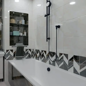 Нефрит-Керамика Роял Ноэль — настенная плитка светло-бежевая 30×60 см 89232593