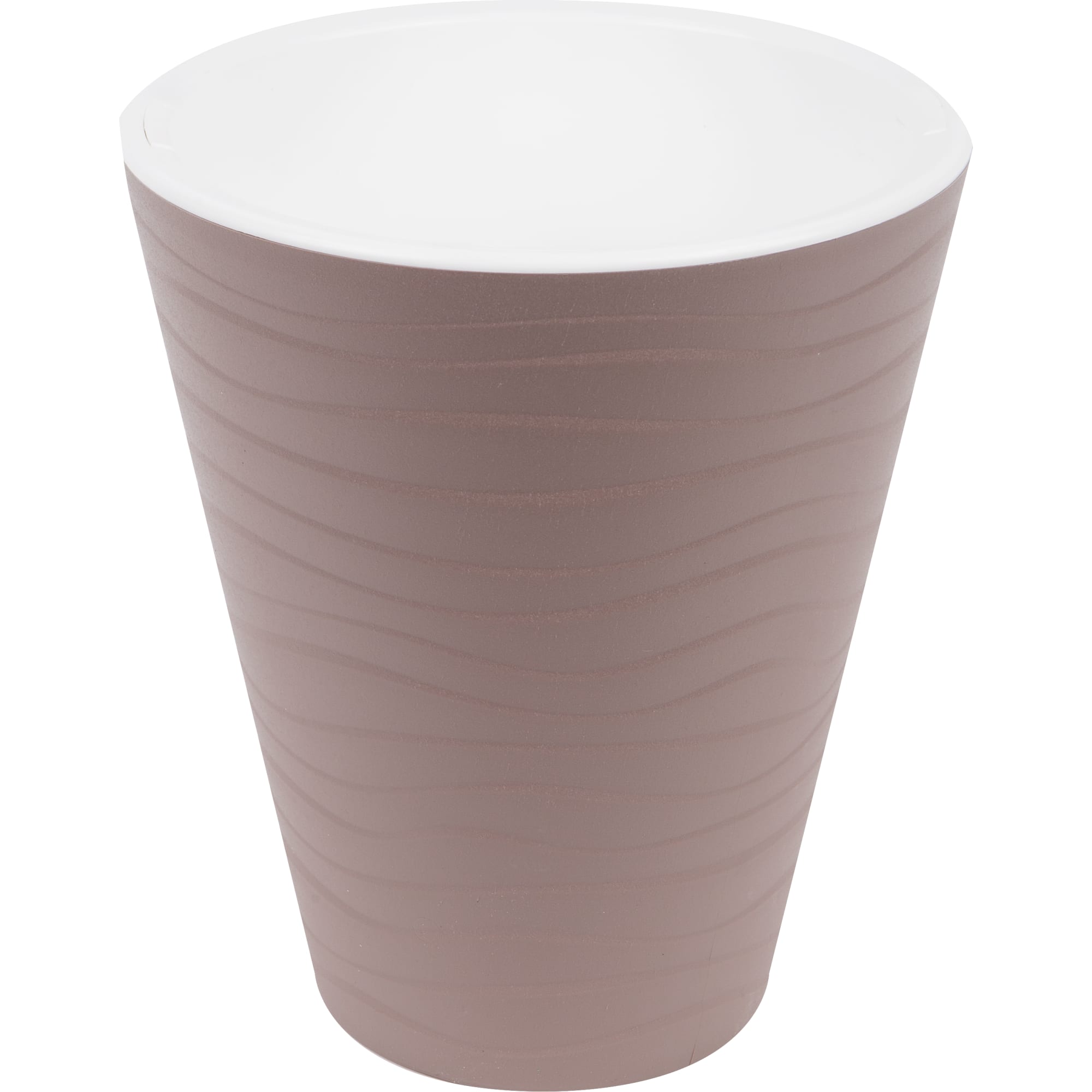 82095614 Горшок цветочный ø17 h20 см v2.8 л пластик коричневый Валенсия Santreyd