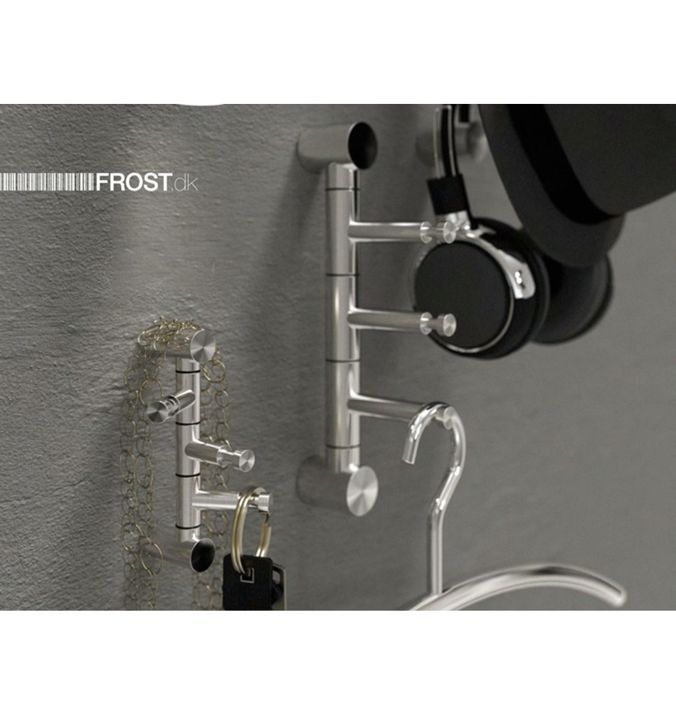 FROST Вешалка 3 » полированная Нержавеющая сталь Полированный O1904-3  - Вид №3