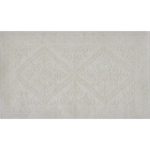 Коврик для ванной Аквалиния Vintage 50x80 см цвет белый