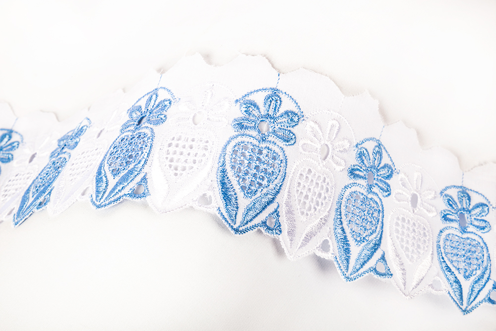 060 Шитье 60 мм в пакете Турция бело-голубой Gamma 