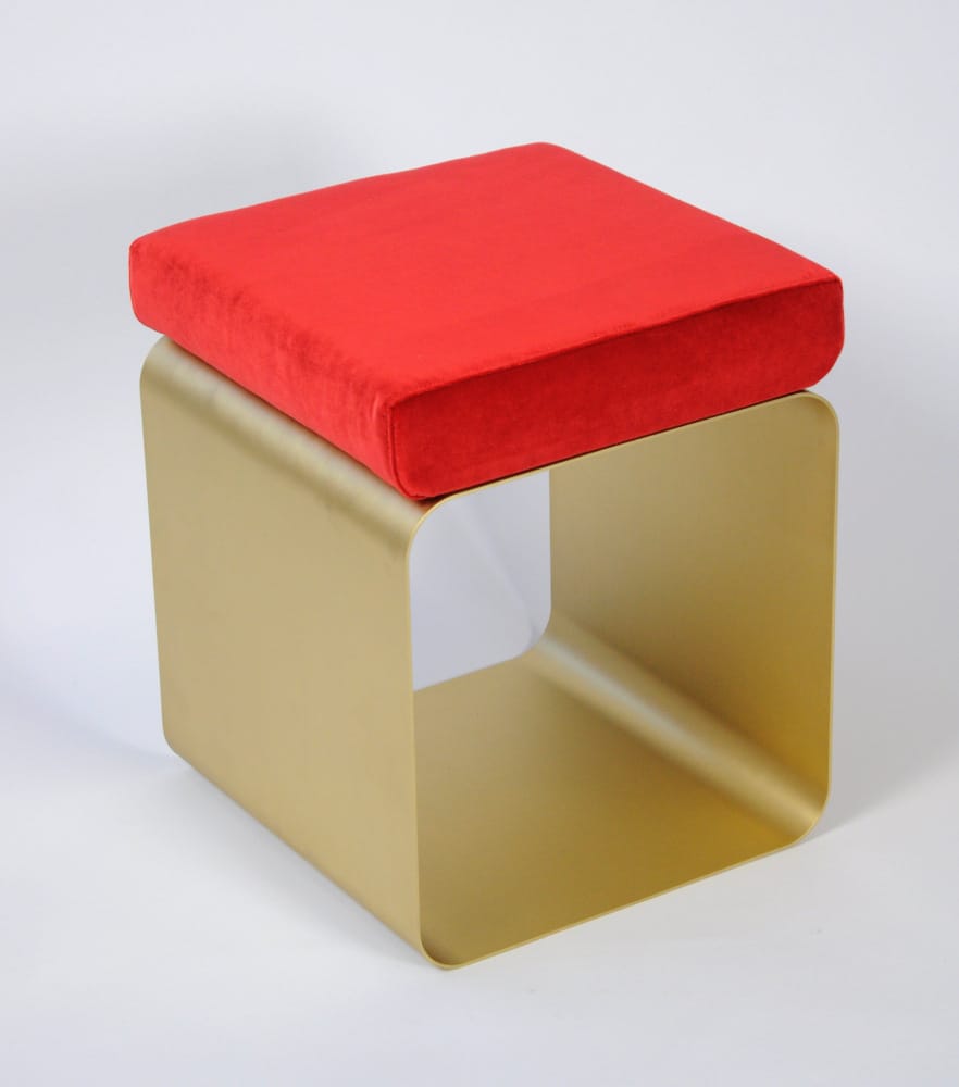 Низкий стул из листового металла с мягким сиденьем Medulum SISSI ARCH-00074552 - Вид №4