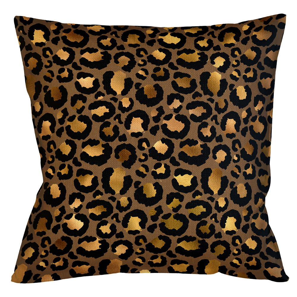 5115128 Интерьерная подушка «Леопард» (шоколад) Object Desire 