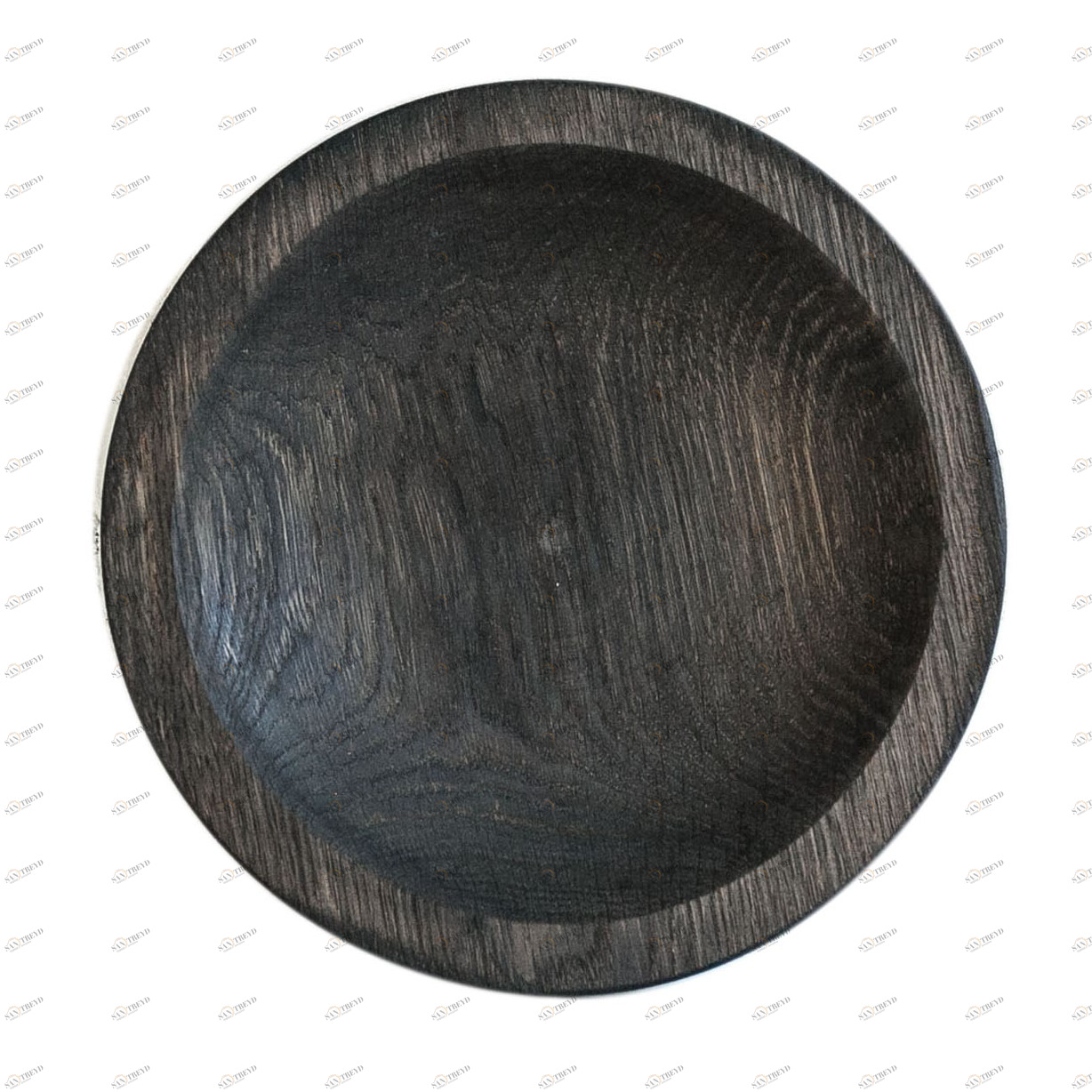 Тарелка "Круг" Чёрный FUGA ECO WOOD 123542 Чёрный 