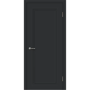 Комплект двери Нобиле глухая 60x200 см Hardflex цвет антрацит без доборов 89430287 STLM-2059118