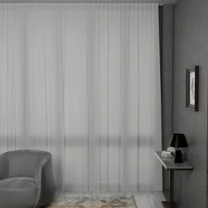 GARDEN Тюль на люверсах молочный 300x280 см для гостиной и детской 89390614