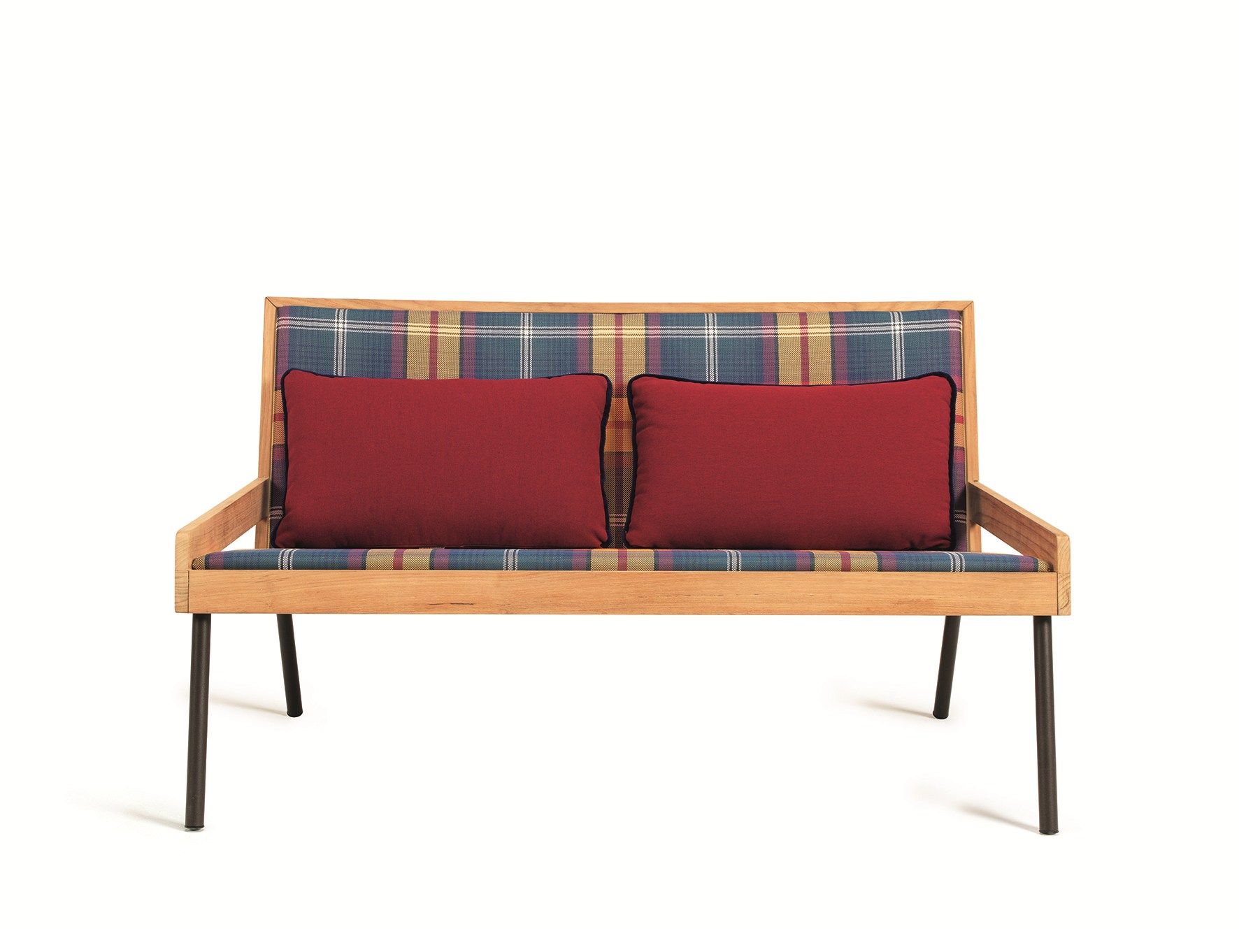 2-местный технический тканевый садовый диван Ethimo открытый ARCH-00009635 - Вид №2