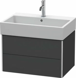 XS419404949 XSquare Тумбочка подвесная Графит матовый, декор