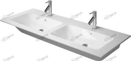 2336130058 Подвесная раковина настенная овальная Duravit ME BY STARCK