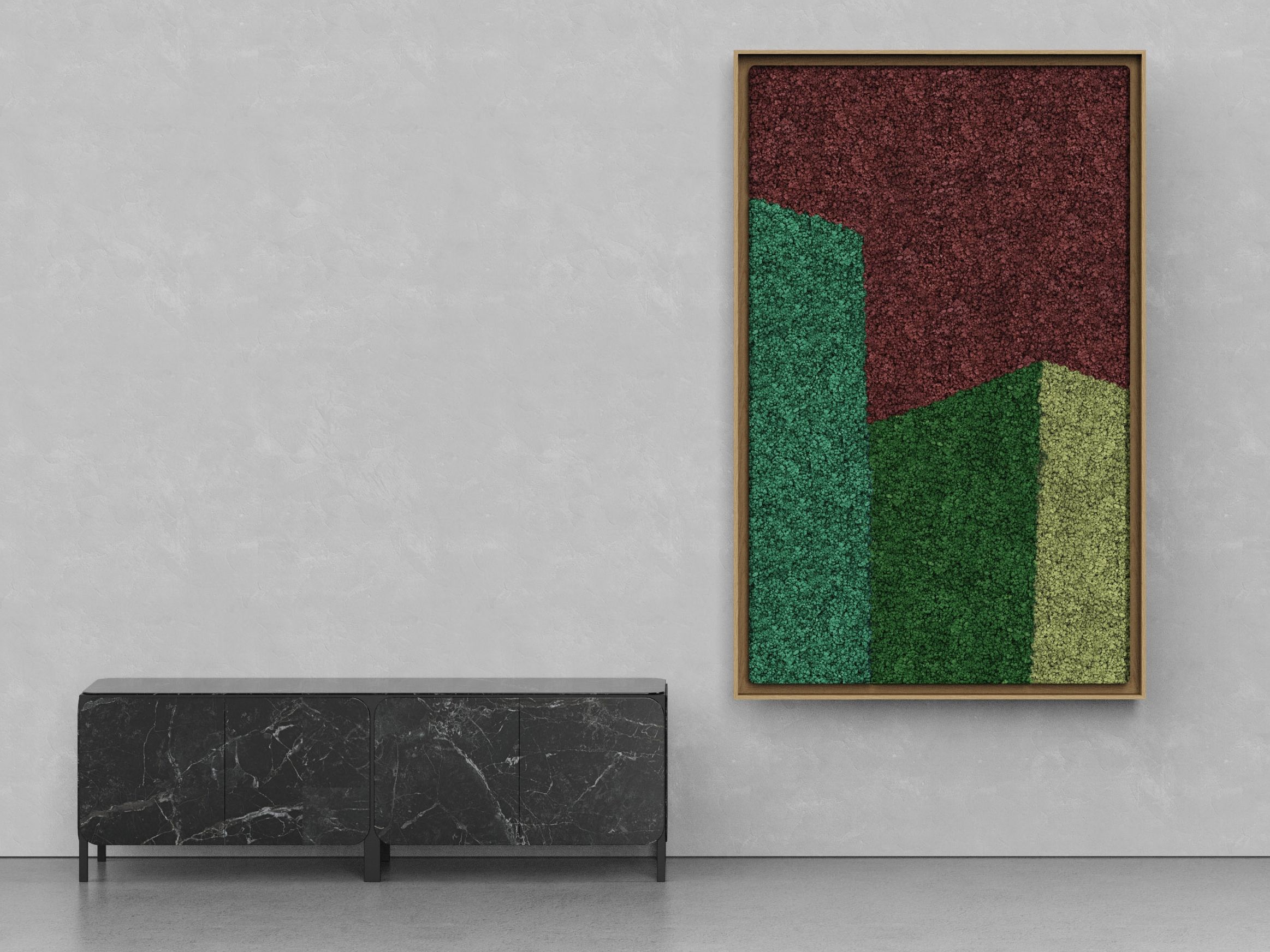 Акустическая панель из мха GREENMOOD FRAMED LANDSCAPE ARCH-00143245