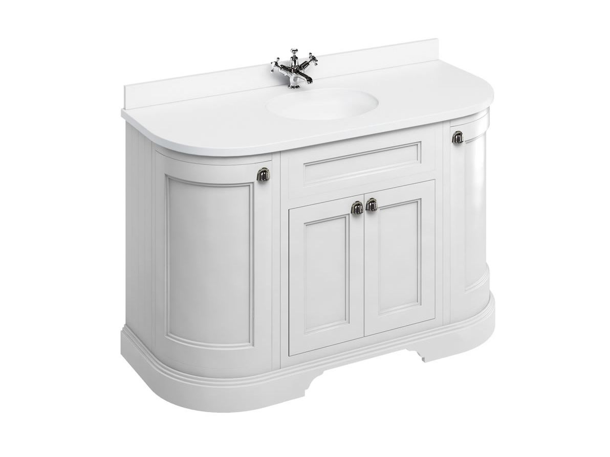 Напольный шкаф для умывальника из МДФ с дверцами Burlington MINERVA ARCH-00141016 - Вид №15