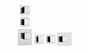Z032203 + Z030203 000 Смеситель & запорный кран Cube 3 Outles (with diverter) HP BOSSINI