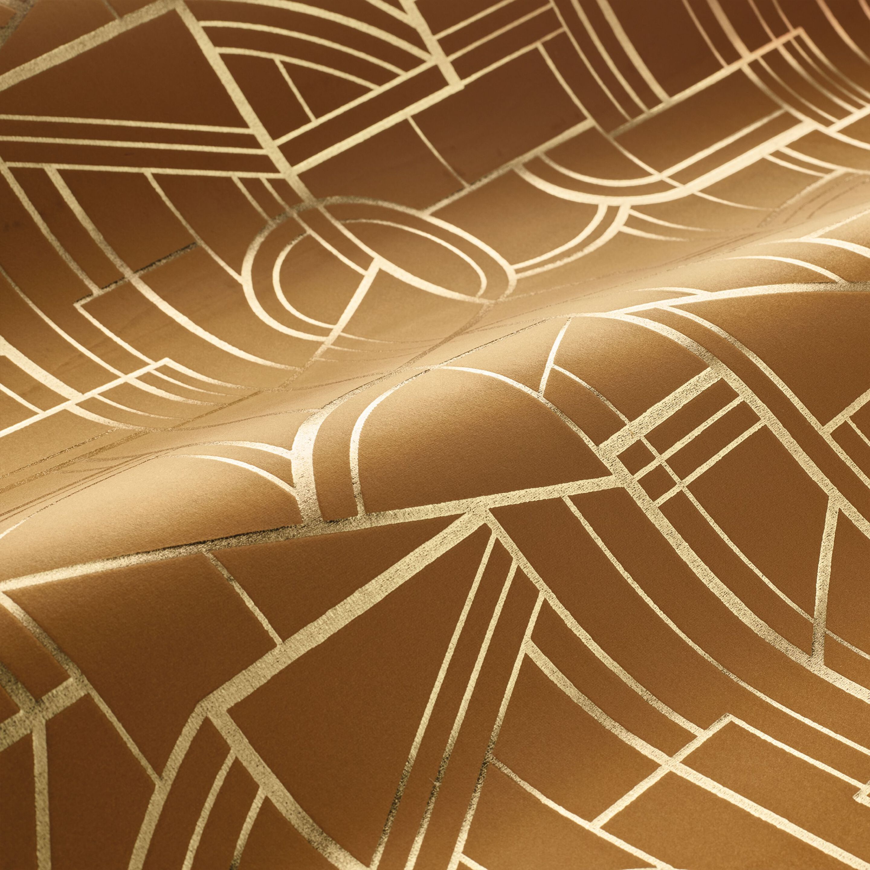 Полиэфирная настенная ткань с графическим рисунком Casamance Mellow ARCH-00138944 - Вид №8