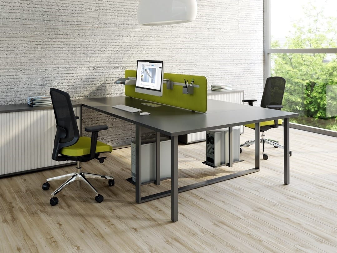 Множественный прямоугольный стол со встроенной полкой MDD Ogi ARCH-00055054