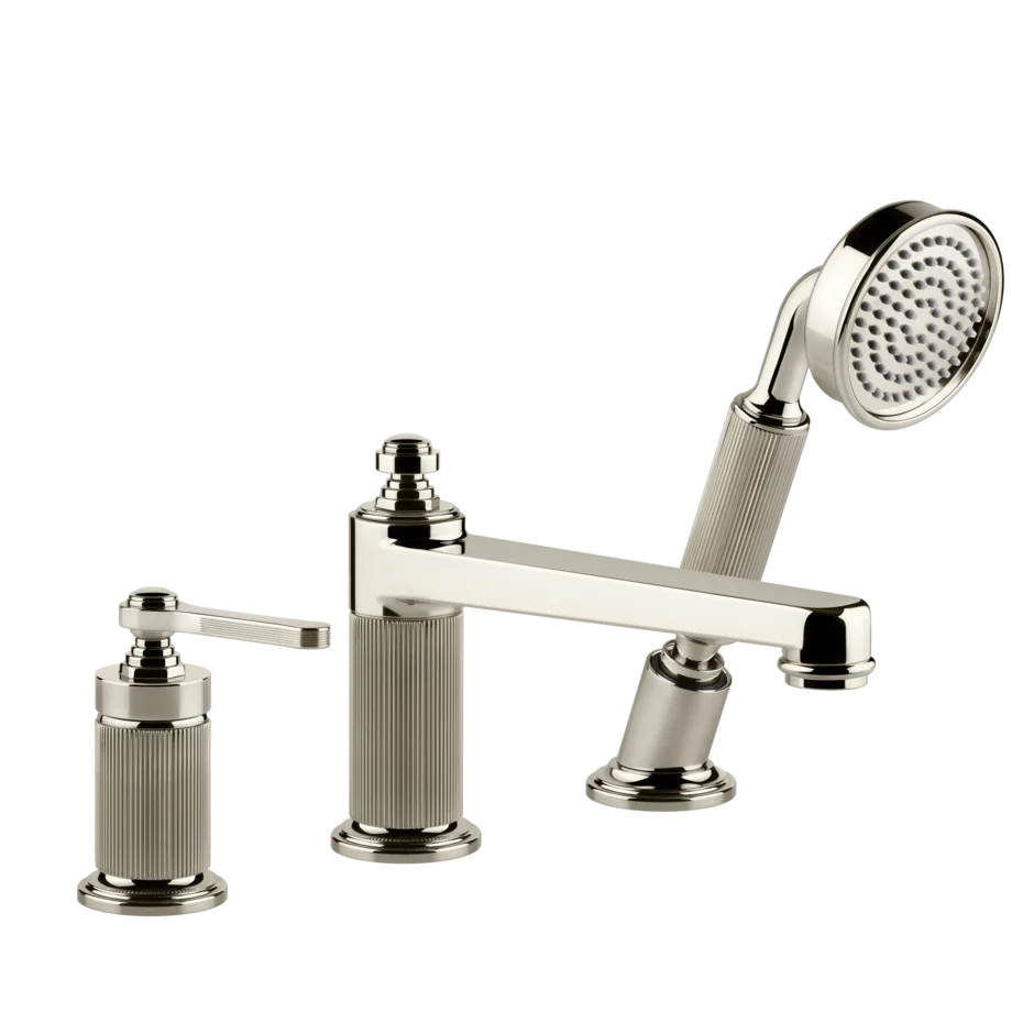 Смеситель для ванны 65037 720 Gessi Venti20 НИКЕЛЬ PVD 65037720