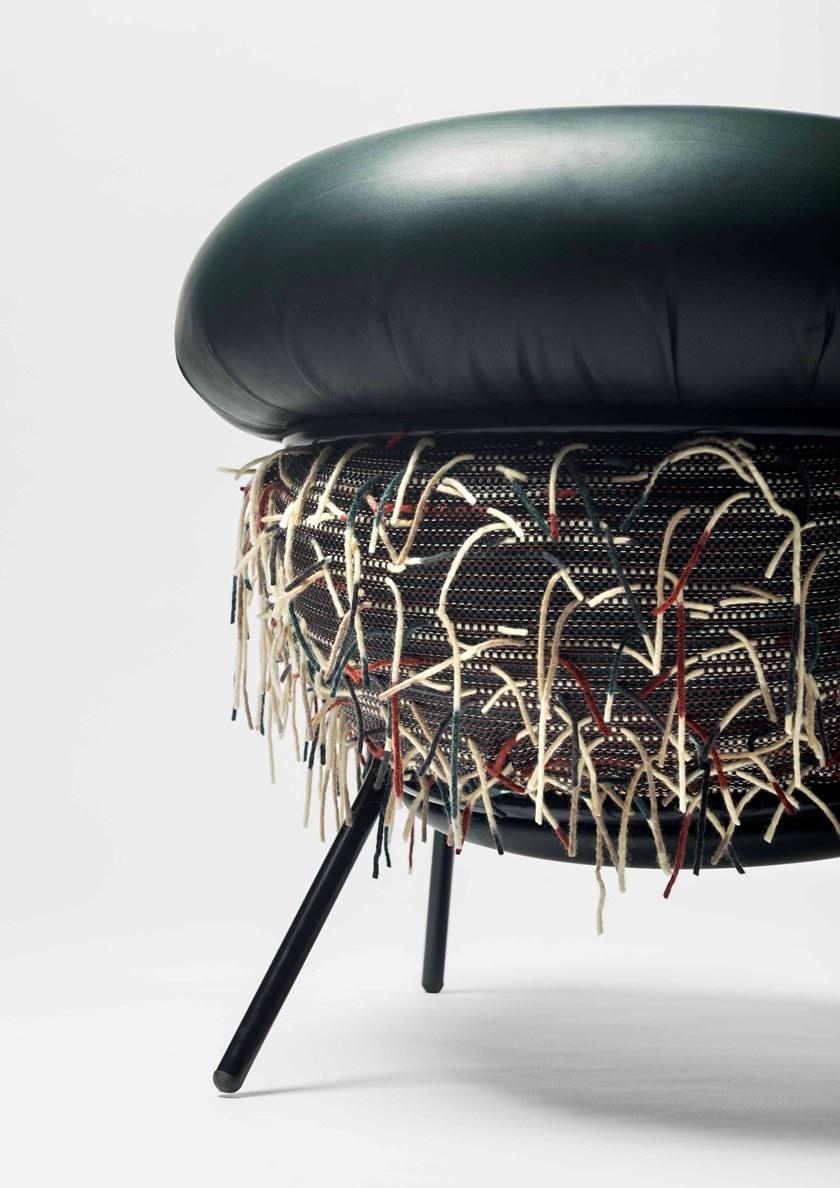 BD Barcelona Design Мягкое кресло в современном стиле с подлокотниками Grasso sun-id-1366465 - Вид №4