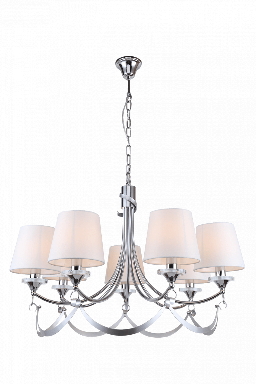 Люстра подвесная белая Ariana 07CH FREYA ДИЗАЙНЕРСКИЕ, MODERN 00-3956365 Белый  - Вид №1