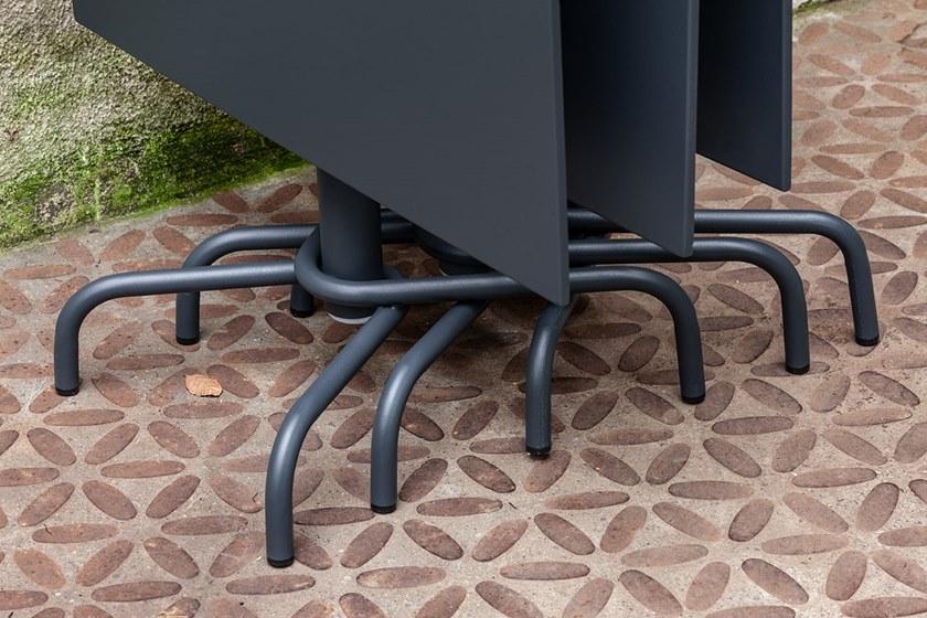 iSimar Садовый столик квадратный из стали с откидной крышкой Muelle 9270 / 9271 - Вид №4