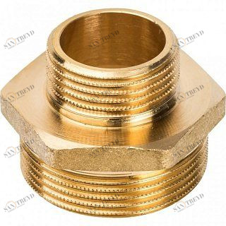 Ниппель переходной НН 1 1/2х1" латунь STOUT SFT0003001121