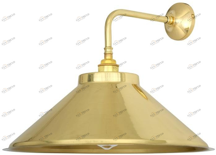 Mullan Lighting Бра с прямым светом ручной работы из латуни Rio Mlwl365